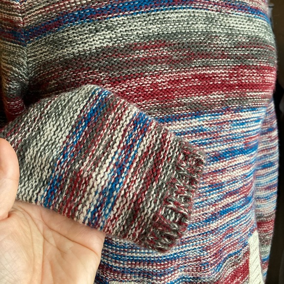 Venus autumn colors pullover sweater with hood size S - Picture 4 of 9